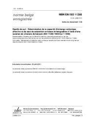 NBN EN ISO 11260:2011