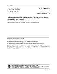 NBN EN 13260:2003