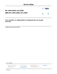 NBN EN 1494+A1:2009