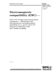 BS EN 61000-4-13:2002+A2:2016