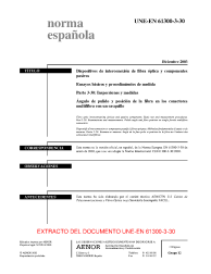 UNE-EN 61300-3-30:2003