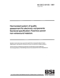 BS CECC 40100:1981