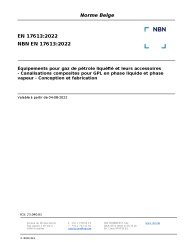 NBN EN 17613:2022