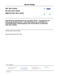NBN EN ISO 3611:2023