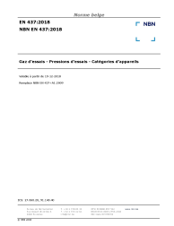 NBN EN 437:2018