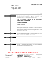 UNE-EN 55016-2-4:2007