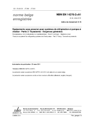 NBN EN 14276-2+A1:2011