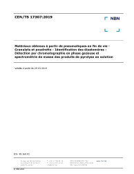 CEN/TS 17307:2019