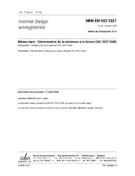NBN EN ISO 3327:2009