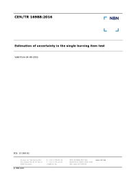 CEN/TR 16988:2016