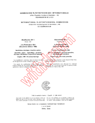 IEC 60092-4:1965/AMD1:1971