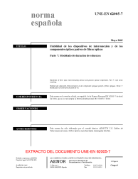 UNE-EN 62005-7:2005