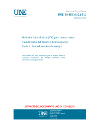 UNE-EN IEC 61215-2:2021