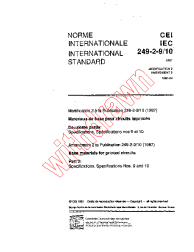 IEC 60249-2-9:1987/AMD2:1990