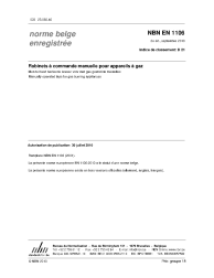 NBN EN 1106:2010