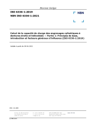 NBN ISO 6336-1:2021