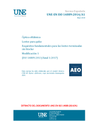 UNE-EN ISO 14889:2014/A1:2018