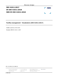 NBN EN ISO 41011:2018