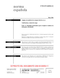 UNE-EN 62054-11:2006