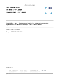 NBN EN ISO 17871:2020