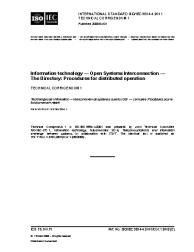 ISO/IEC 9594-4:2001/COR1:2008