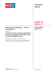 ISO/IEC TR 20000-17:2024