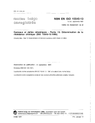 NBN EN ISO 10545-13:1997