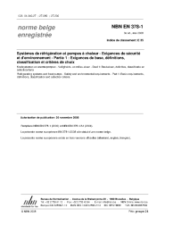 NBN EN 378-1:2008
