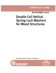 ASME B18.21.3-2008 (R2023)