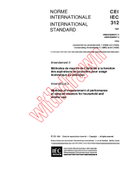 IEC 60312:1981/AMD3:1994