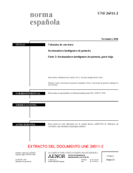 UNE 26511-2:2006 (R2017)