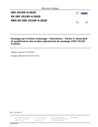 NBN EN ISO 25239-4:2020