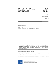 IEC 60155:1993/AMD1:1995