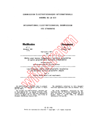 IEC 60708-1:1981/AMD1:1983