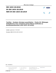 NBN EN ISO 1833-20:2019