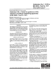 BS 3900-F3 Addendum No. 1:1978