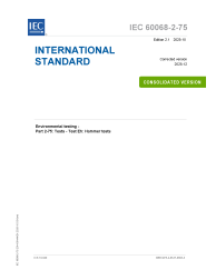 IEC 60068-2-75:2014+AMD1:2025 Consolidated