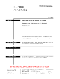 UNE-EN ISO 16201:2007