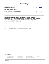 NBN EN ISO 17665:2024
