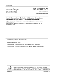 NBN EN 1093-11+A1:2008