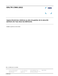 CEN/TR 17801:2022