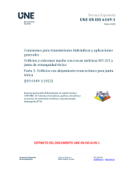 UNE-EN ISO 6149-1:2023