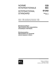 IEC 61252:1993+AMD1:2000 Consolidated