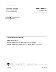 NBN EN 13429:2004