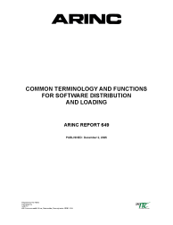 ARINC Report 649:2025