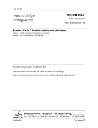 NBN EN 131-7:2013