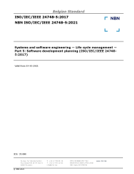 NBN ISO/IEC/IEEE 24748-5:2021