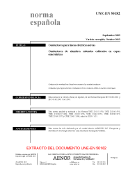 UNE-EN 50182:2002 (R2017)