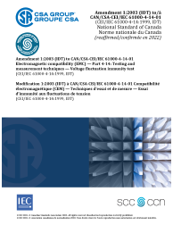 CAN/CSA-CEI/IEC 61000-4-14-01/A1:03 (R2022)