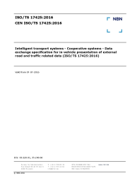 CEN ISO/TS 17425:2016